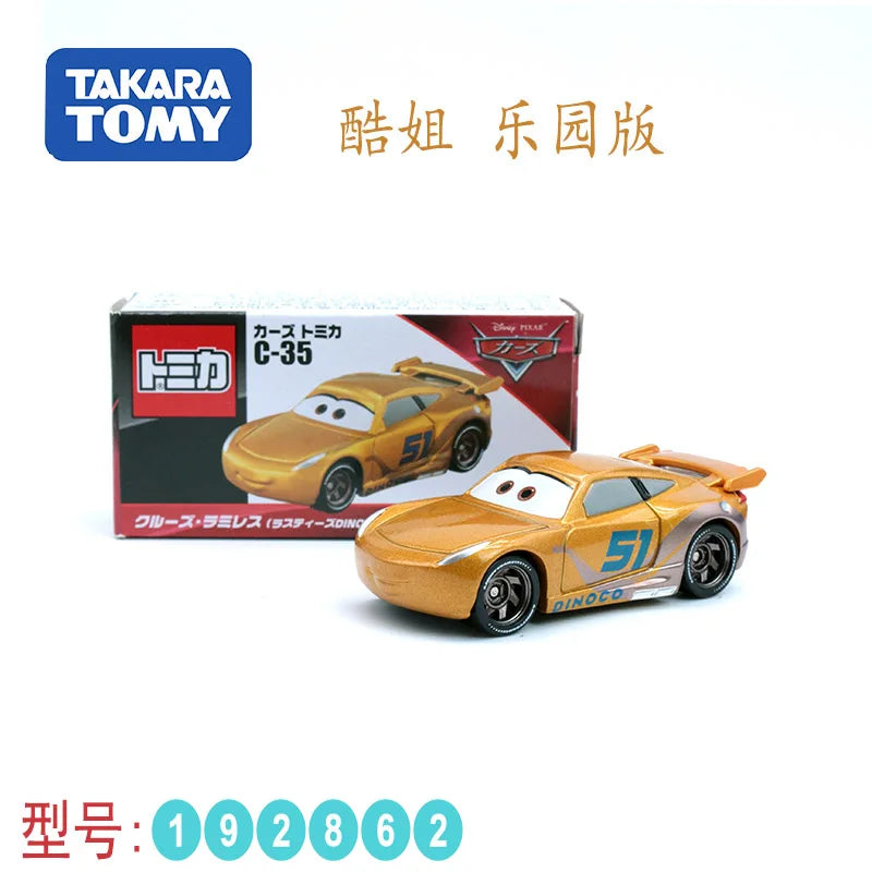 Tomy Tomica-Modèle de véhicule édition spéciale pour garçons, jouets moulés sous pression, voiture Tokyo, McQueen, Mater, Finn, McMissile, cadeau de collection, 1/64