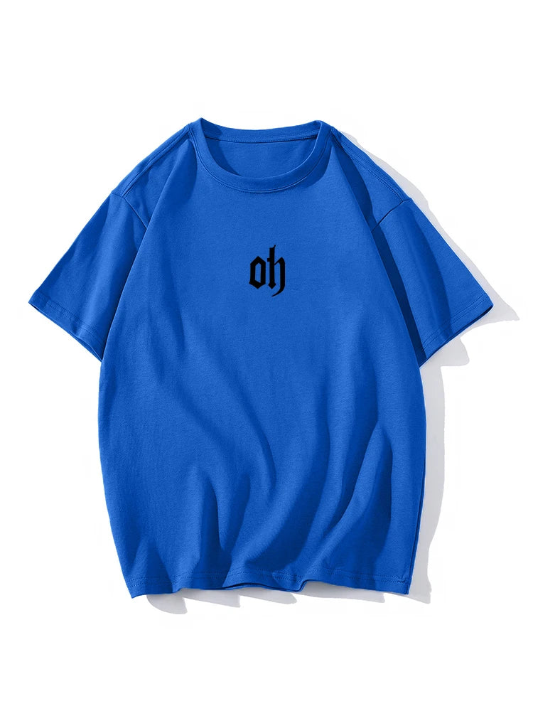 Hirsionsan-Économie en coton doux pour femmes, Économie basiques à manches courtes, Économie décontractés pour femmes, Lettre graphique chic, Pull simple, Été