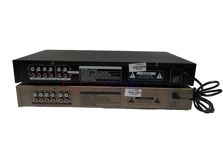 EQ665-Égaliseur Hifi Home EQ, mélangeur sincdouble 10 segments évités, aigus, Alto, régulation des basses avec Bluetooth, nouveauté
