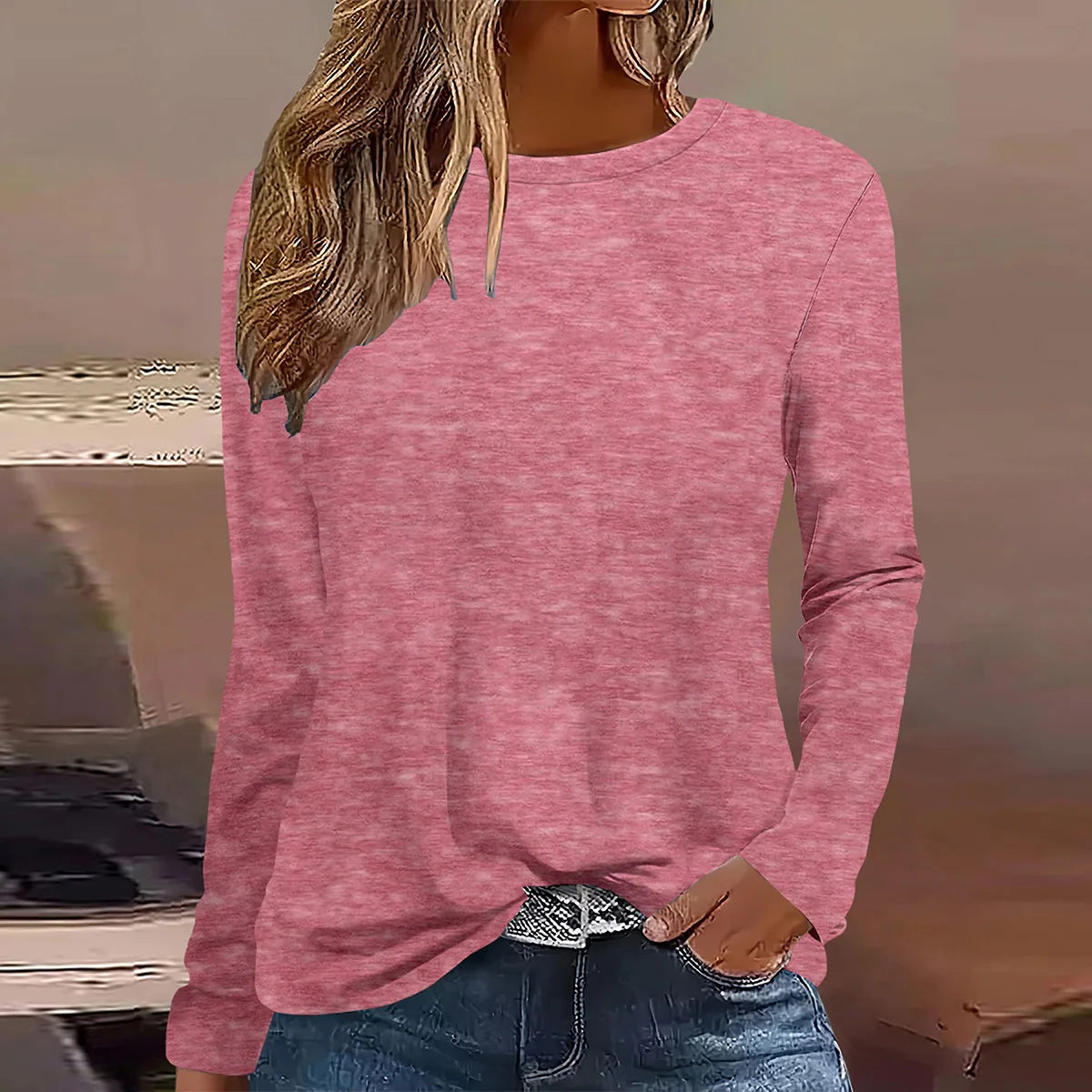 T-shirt imprimé à manches longues pour femmes, nouvelle mode d'été 2025,
