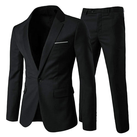 Costumes formels complets Ternos pour hommes, blazers élégants, pantalons et vestes, costume de luxe, vêtements de mariage, affaires, 2 pièces, 3 ensembles
