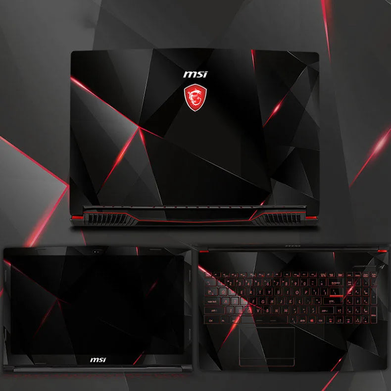 Autocollant en vinyle pour MSI Modern 14 Pulse 15 B13V Stealth 14 Studio Katana 15 Crosshair 15 furtif 15m Prestige 14 15
