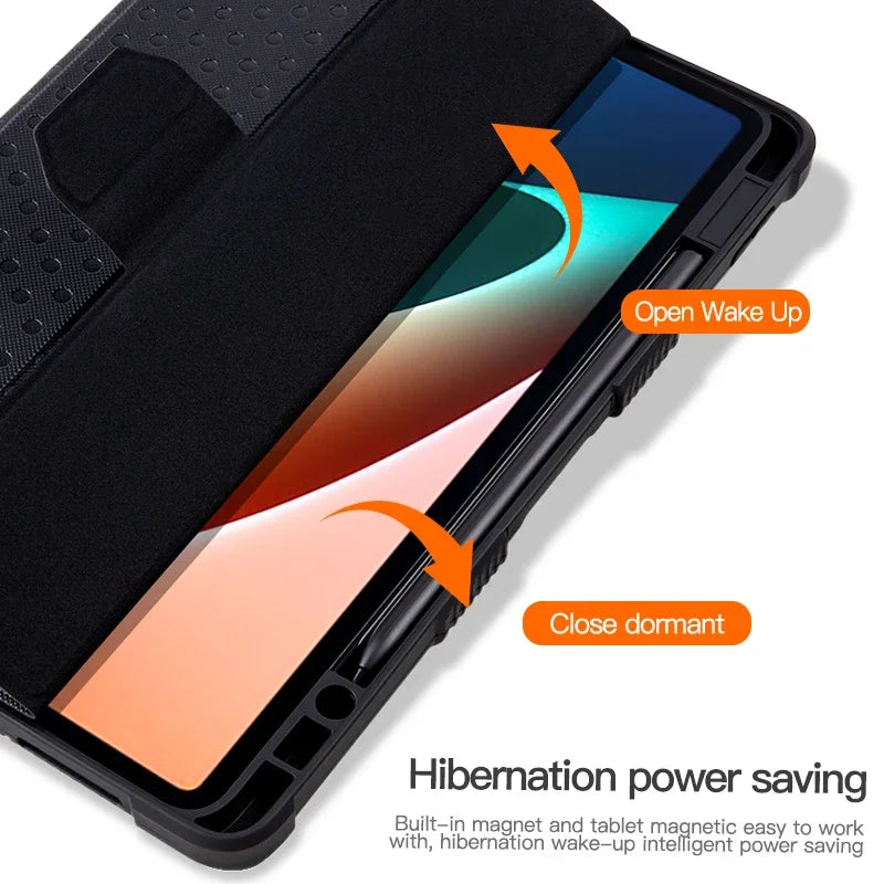 Étui magnétique avec porte-crayon pour Xiaomi