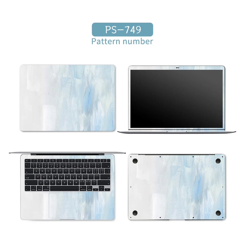 Autocollants Colorés en PVC pour Ordinateur Portable, Accessoire de Bricolage pour Macbook Pro/HP/Acer/Bali/Lenovo, 13, 14, 15.6, 17.3 Pouces