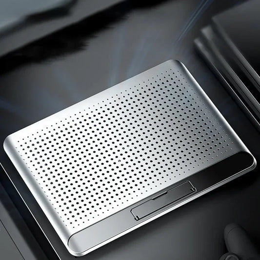 Support de refroidissement pour ordinateur portable à panneau métallique, ventilateur de refroidissement pour ordinateur portable de jeu, tapis de refroidissement pour ordinateur portable de 17 pouces