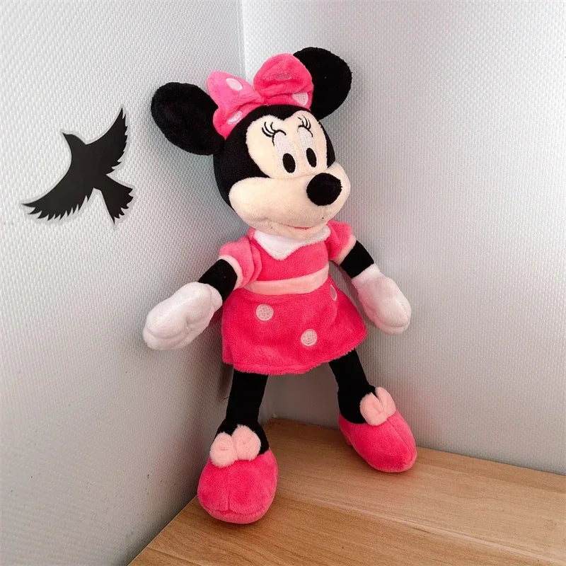 Jouet en peluche Mickey Minnie de haute qualité, joli peluche Anime Pluto Goofy Daisy Donald Duck, poupée câline, décoration de maison, cadeau