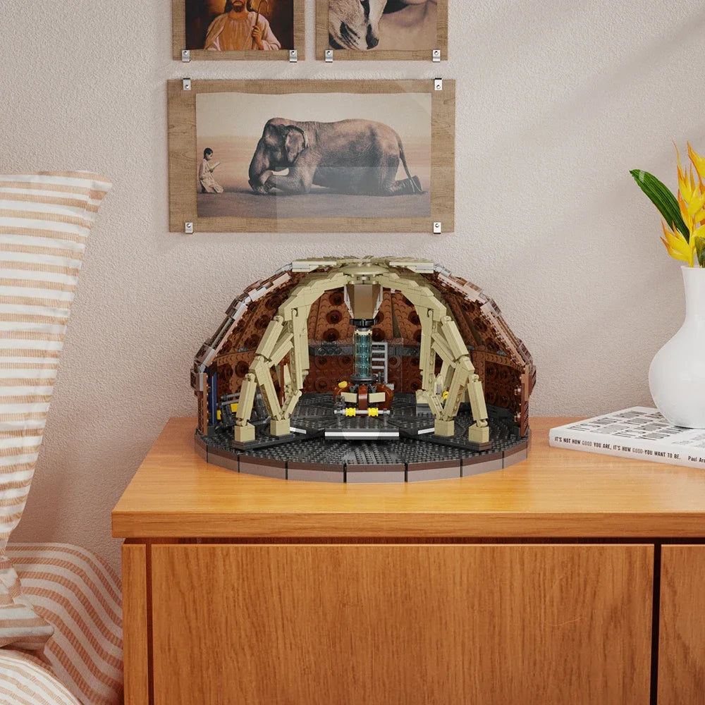 MOC Time Travel 10th Doctor Tardis blocs de construction, Kit de modèle de Machine de science-fiction rétro aventure galactique briques à monter soi-même cadeau pour adultes