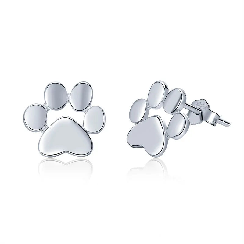 WOSTU boucles d'oreilles cœur fleur 100% argent Sterling 925 perle petites boucles d'oreilles pour femmes mariage fiançailles bijoux cadeaux