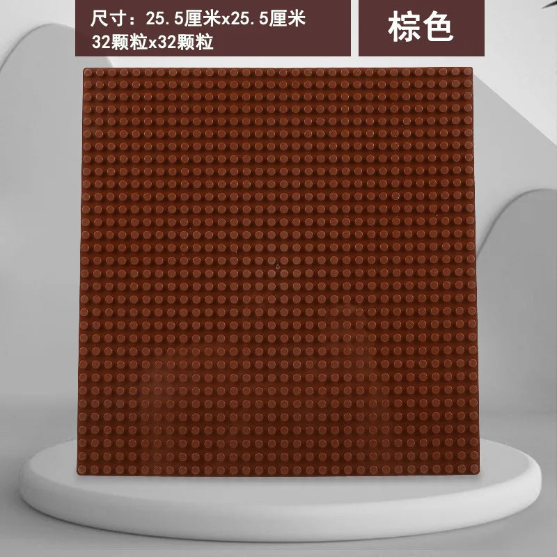 Plaques de base en plastique pour blocs de construction classiques, 32x32 points, jouets de bricolage pour enfants, briques de ville compatibles