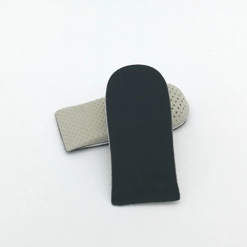 1 paire de semelles intérieures de chaussures respirantes, demi-semelle rehaussée du talon, chaussures de sport, coussin unisexe, semelles intérieures pour augmenter la hauteur de 2 à 4cm