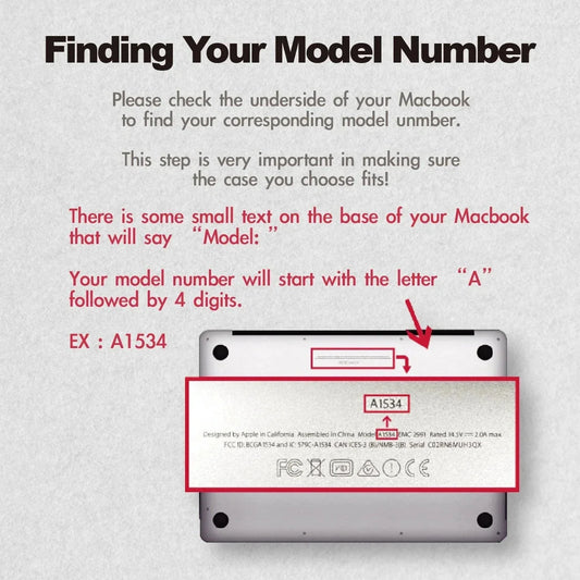 Coque rigide transparente imprimée pour MacBook