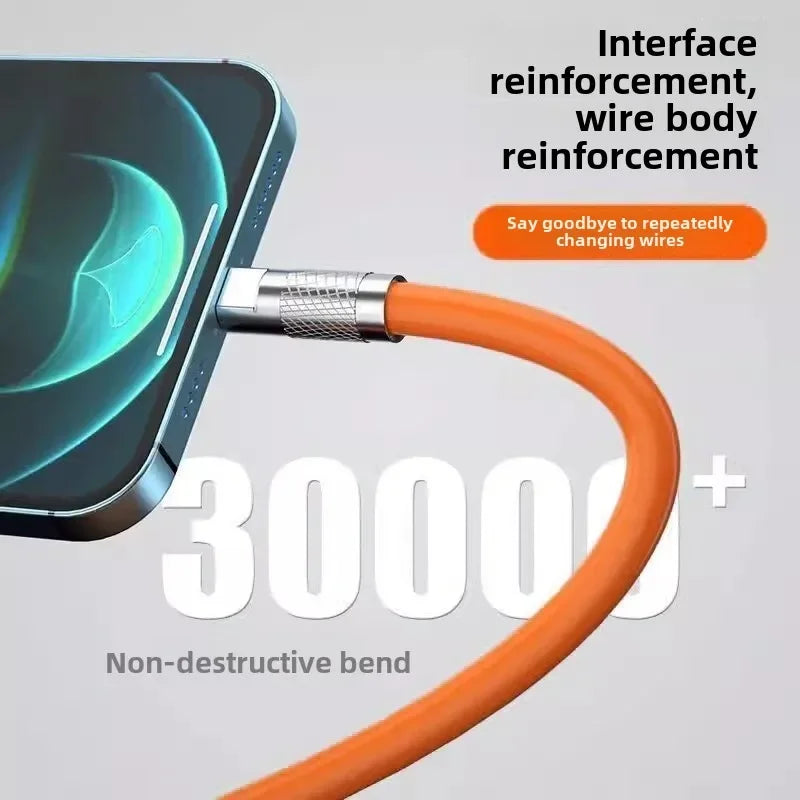 Câble de charge super rapide 120W 7A, type C