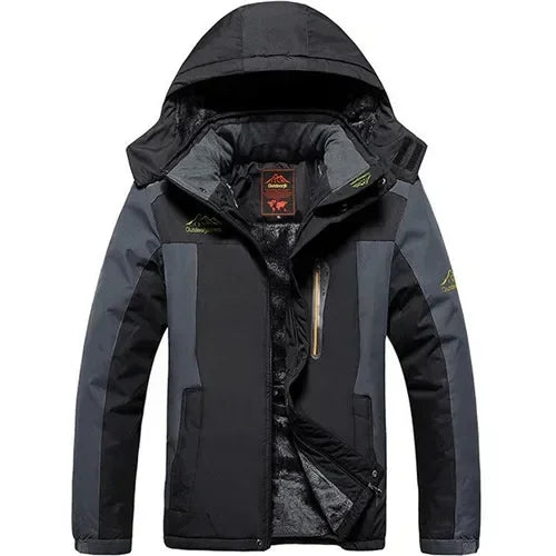 Coupe-vent homme grande taille 8XL 9XL veste d'hiver hommes imperméable coupe-vent velours chaud Parka manteau tourisme montagne neige pardessus
