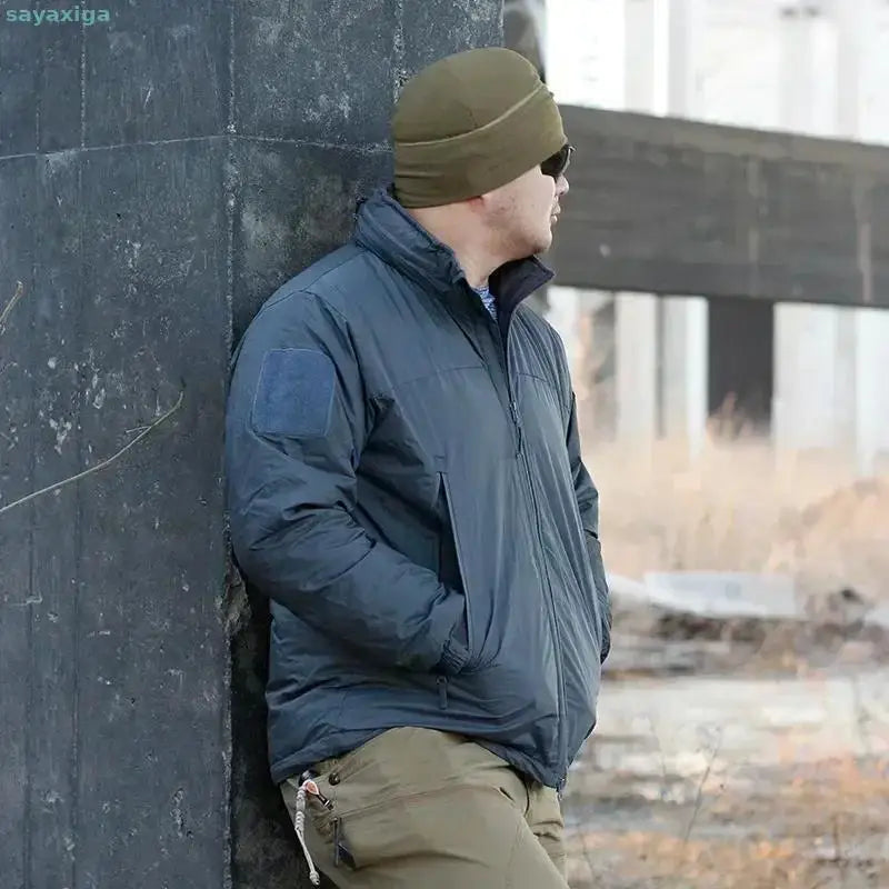 Veste d'hiver de niveau 7, doudoune tactique militaire pour hommes, coupe-vent chaud et imperméable, manteau Parkas de chasse et de randonnée, armée