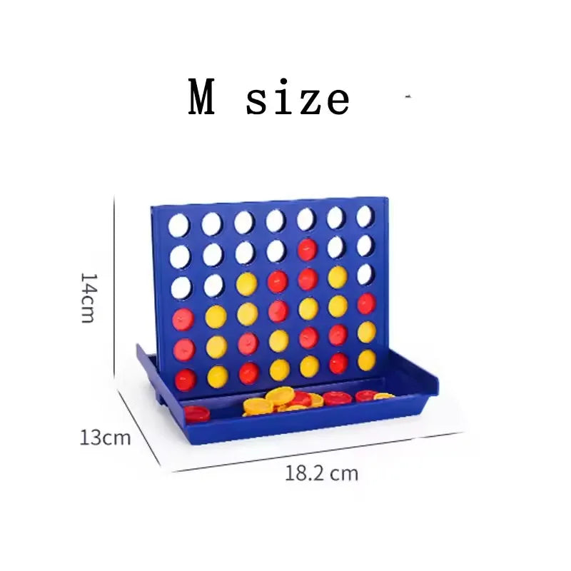 Jeu d'échecs de Bingo quatre en une rangée, jeu de société familial classique, jouets éducatifs amusants pour enfants, jeu de société de divertissement