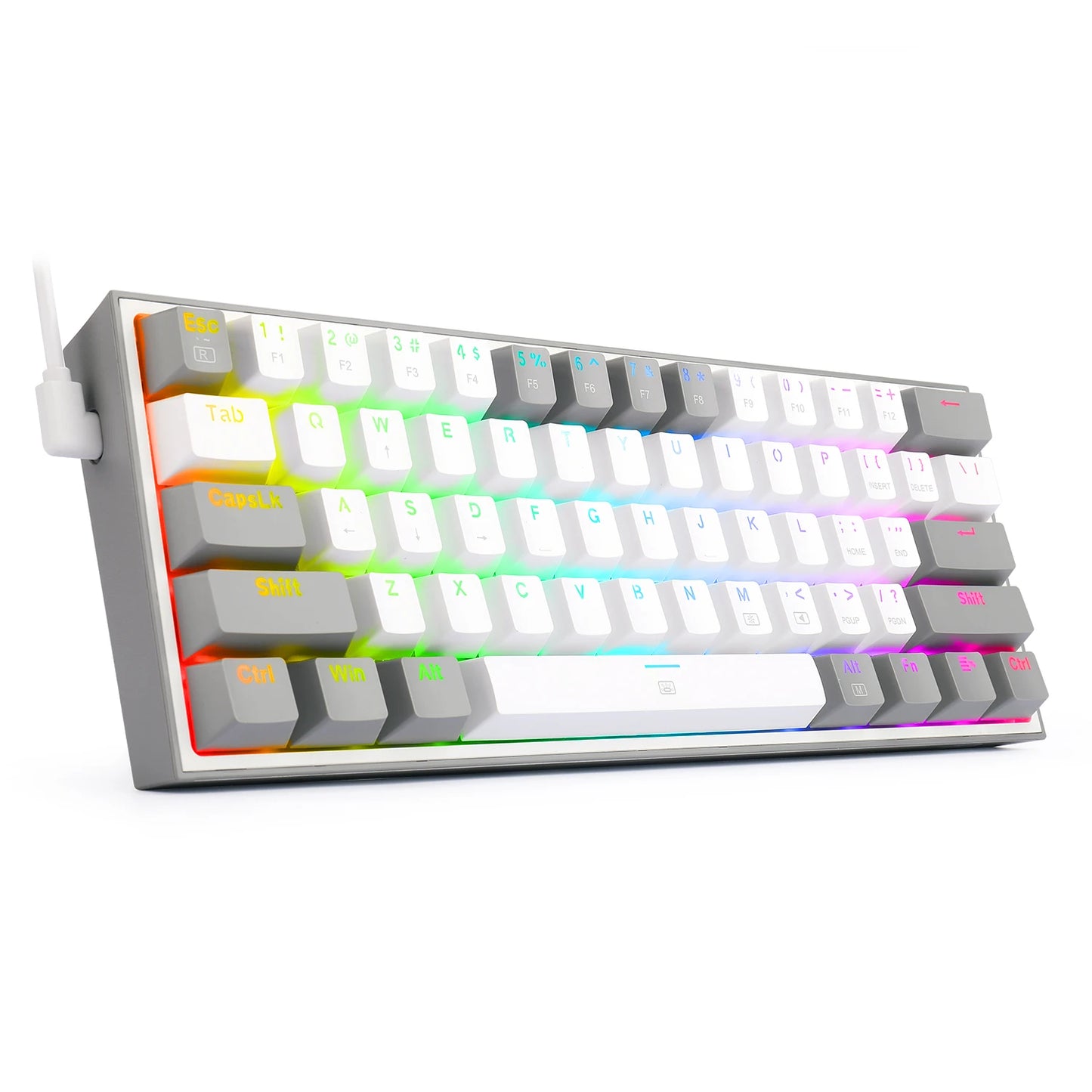 Redragon K616 Pro TKL clavier mécanique rvb sans fil 5.0 BT/2.4 Ghz/filaire trois Modes 60% clavier Bluetooth commutateur rouge linéaire