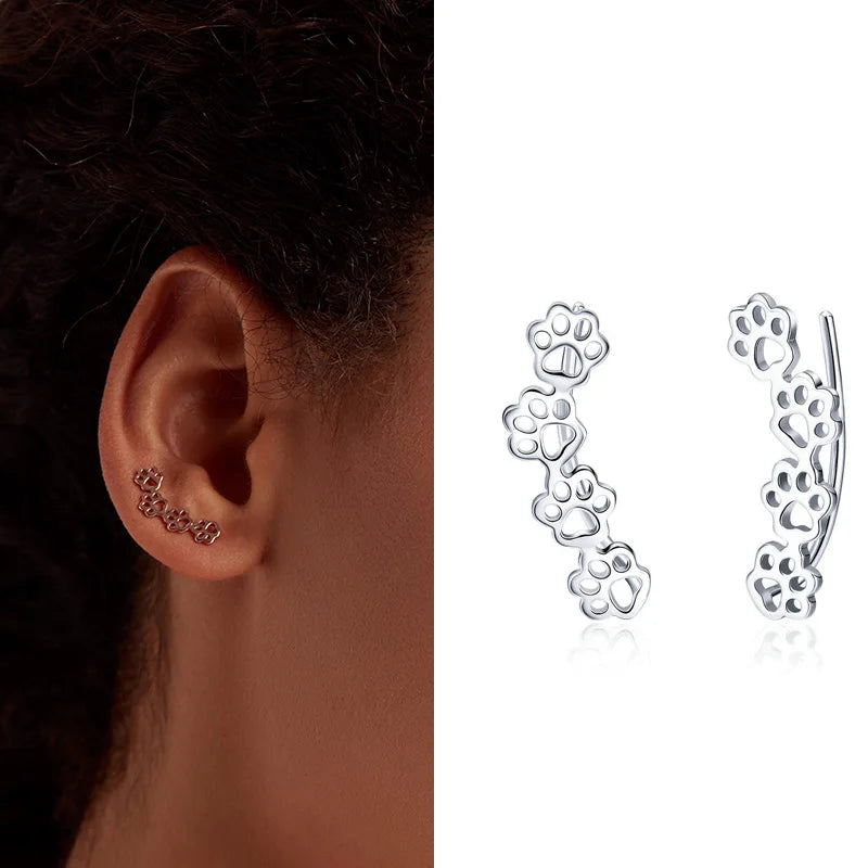 WOSTU – boucles d'oreilles en argent Sterling 100% pour femme, bijou en argent S925, cadeau idéal, référence FIE073