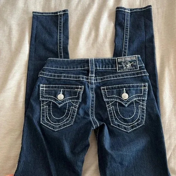 Y2k Denim pantalon Harajuku taille haute jambe large jean bleu bouddha brodé jean droit décontracté haute rue femmes vêtements