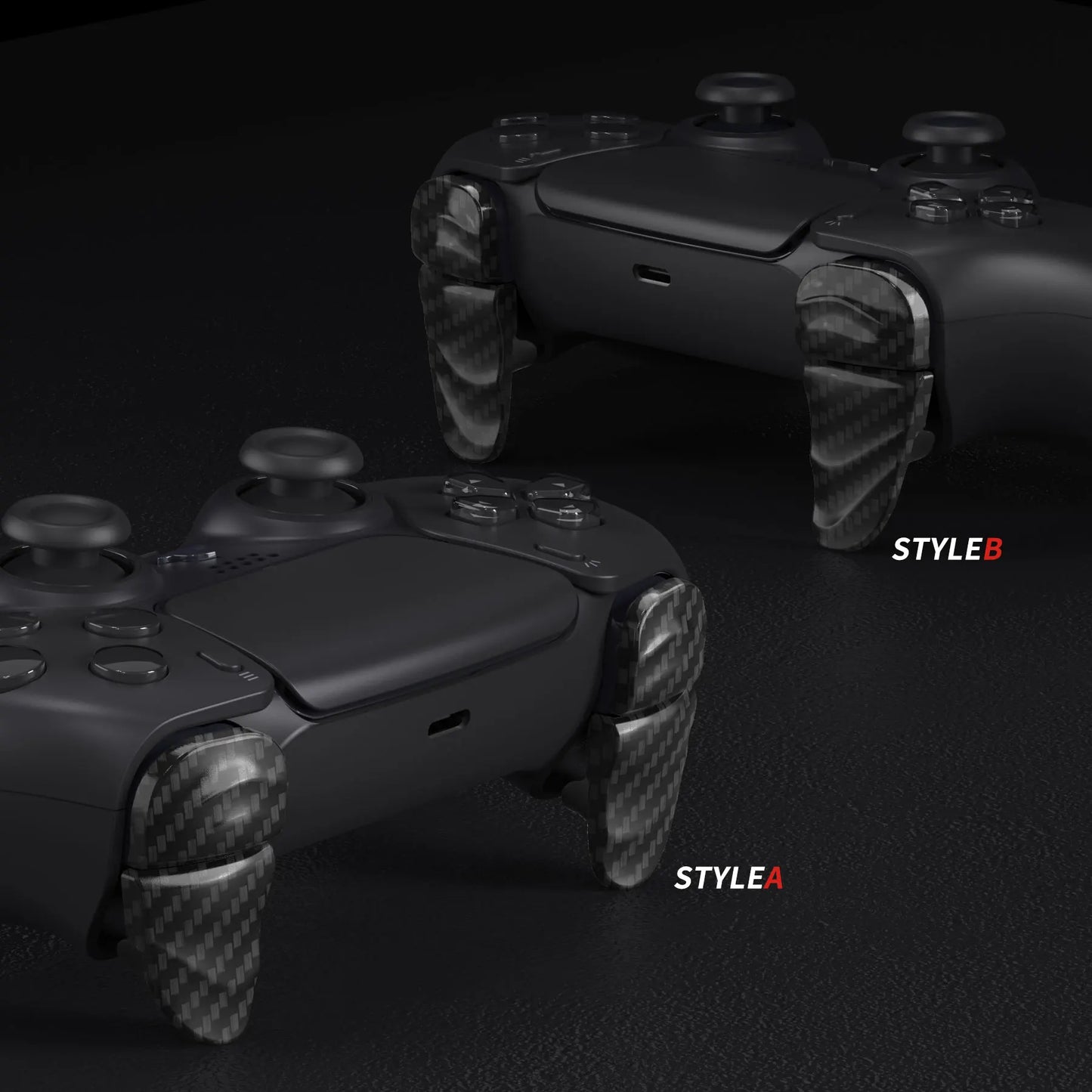 PlayVital DUNE-Launched Button Extension Kit, Trigger Stop, PS5 Controller, PS Portal, PS5 Edge, 3 Colors, 2 Pairs