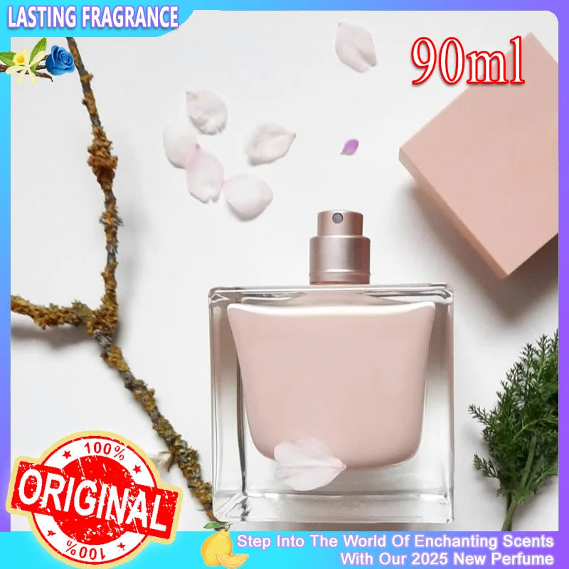 Parfum femme 90ml longue durée Woody Floral Eau De Parfum EDP pur extrait De musc femme Parfum essentiel quotidien cadeau