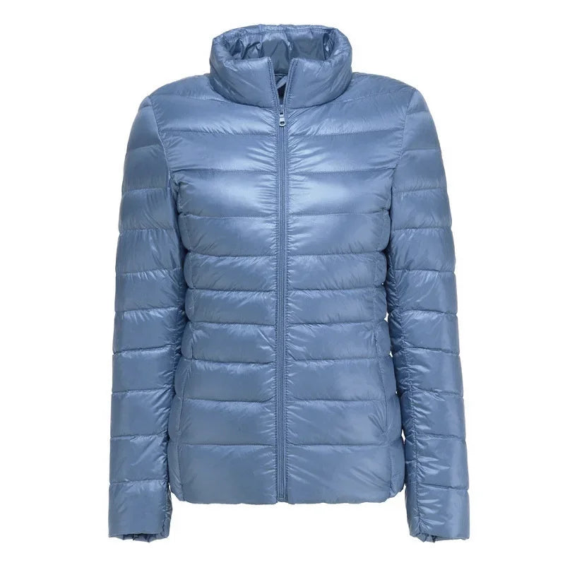 2025 nouveau UZZDSS automne femmes ultraléger mince doudoune 90% duvet de canard blanc vestes à capuche manteaux costume vestes WYRF 1051968