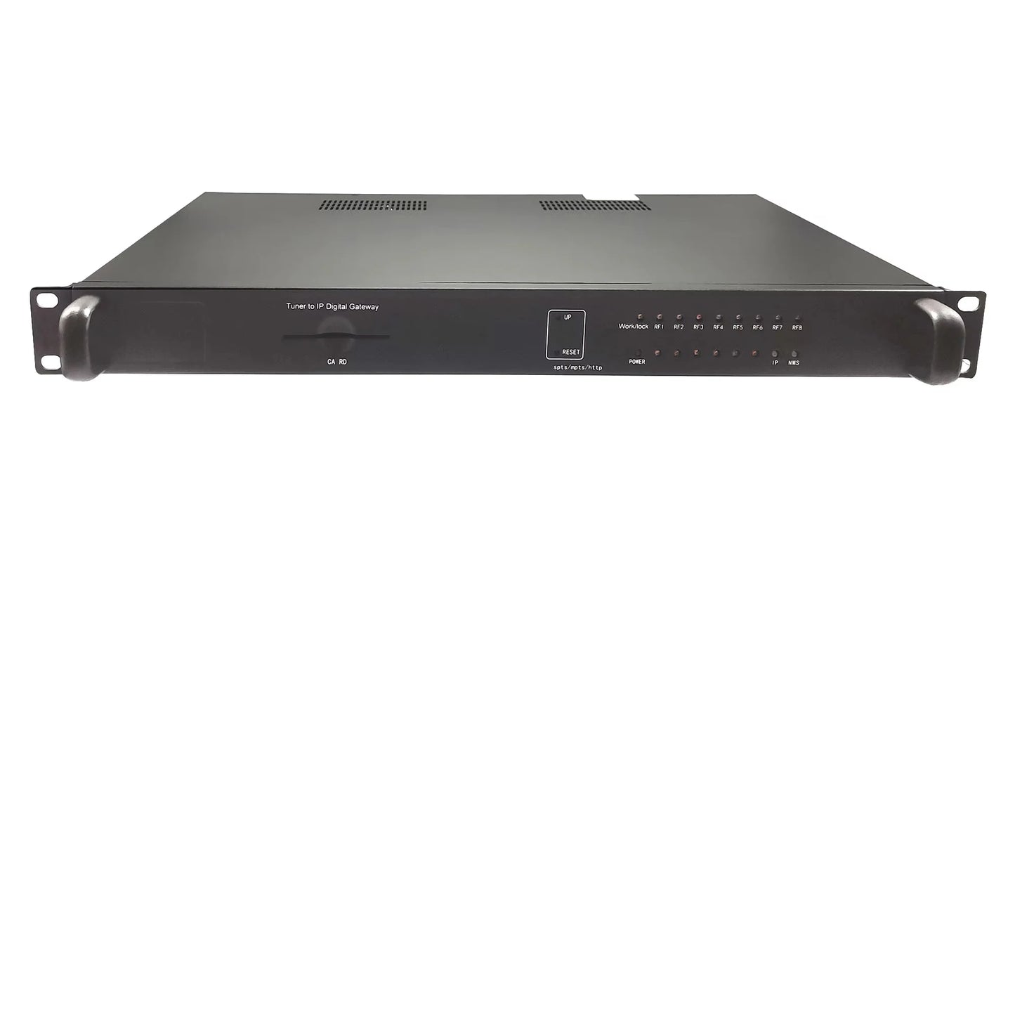 Tuner vers IP OSCAM CA DVB-S2 DVB-T T2 DVB-C ISDBT UDP HTTP RTSP récepteur de flux de passerelle numérique 8 canaux RF vers IP IRD