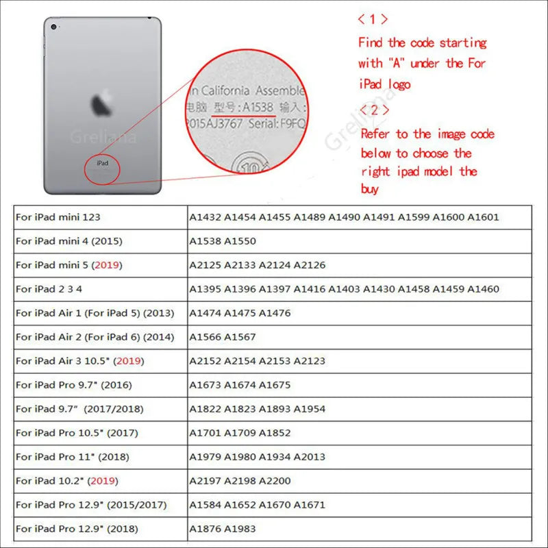 Étui magnétique pour iPad Air 2 Air 1