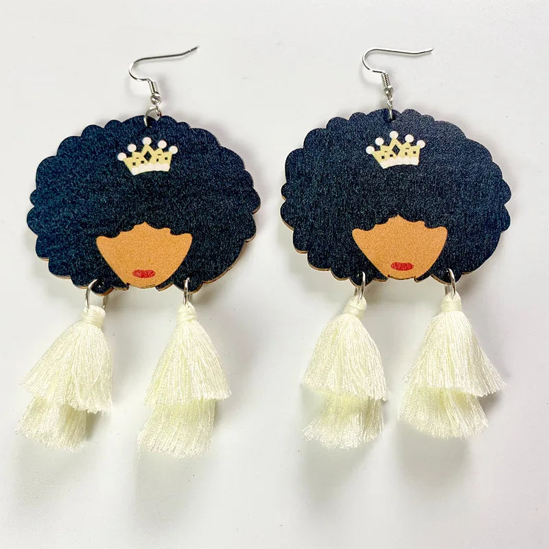 Boucles d'oreilles en acrylique JeTassel pour femmes, flammes européennes, gouttes, coeur, crâne, lame de chat, bijoux punk, gels de poisson, étoile