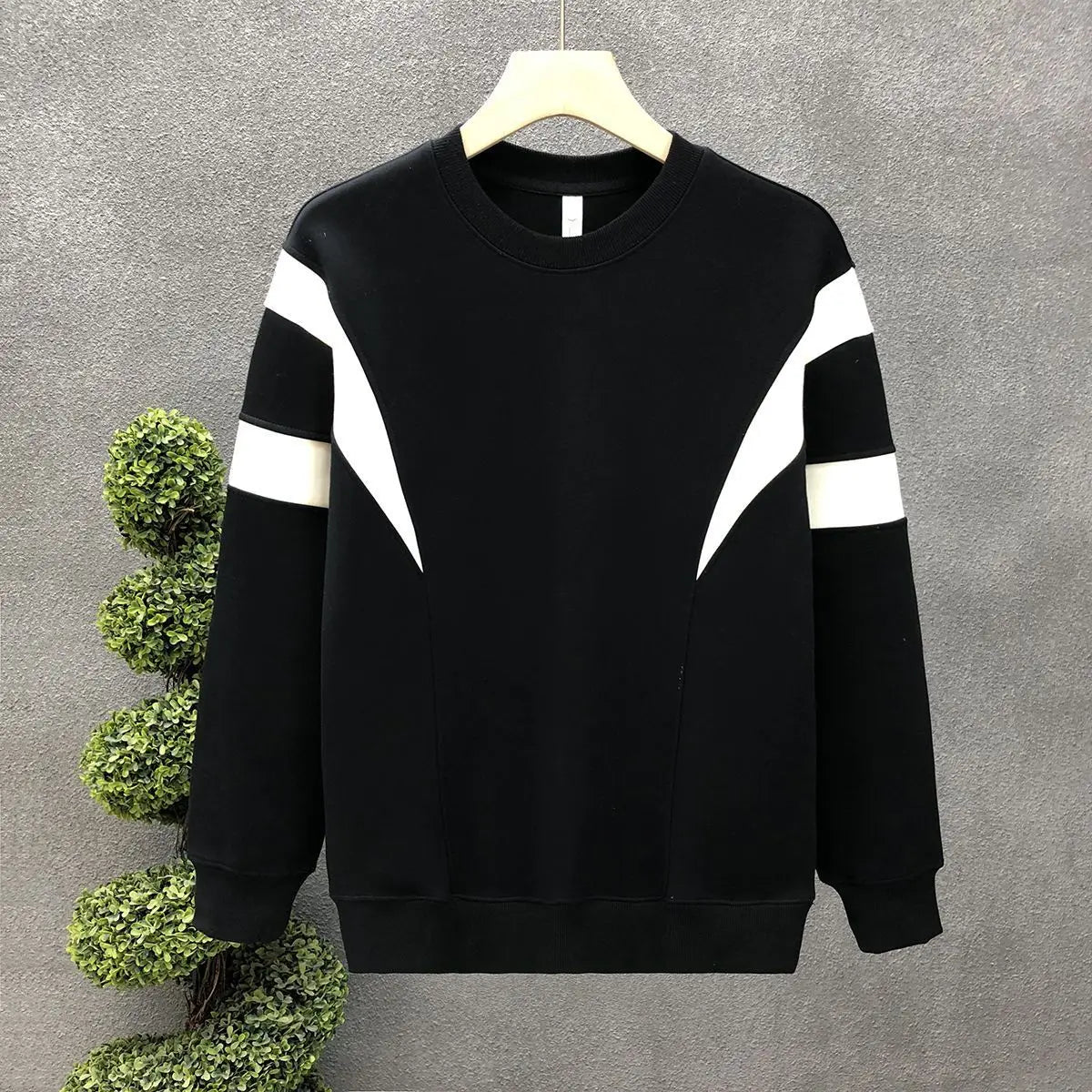 Sweat-shirt décontracté à col rond pour hommes, pull à manches longues, haut assressenti, Zones Me, vêtements d'extérieur sportifs, printemps, automne