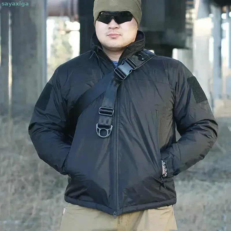 Veste d'hiver de niveau 7, doudoune tactique militaire pour hommes, coupe-vent chaud et imperméable, manteau Parkas de chasse et de randonnée, armée