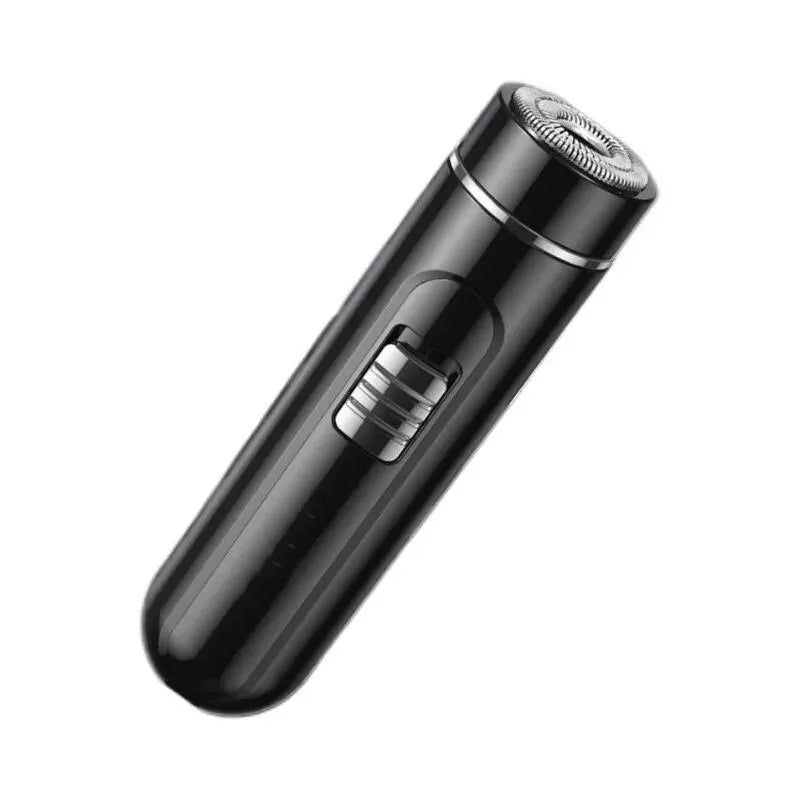 Rasoir électrique compact pour homme, aste par USB, support et séchage, utilisation facile à un bouton, parfait pour la maison, la voiture et les voyages!