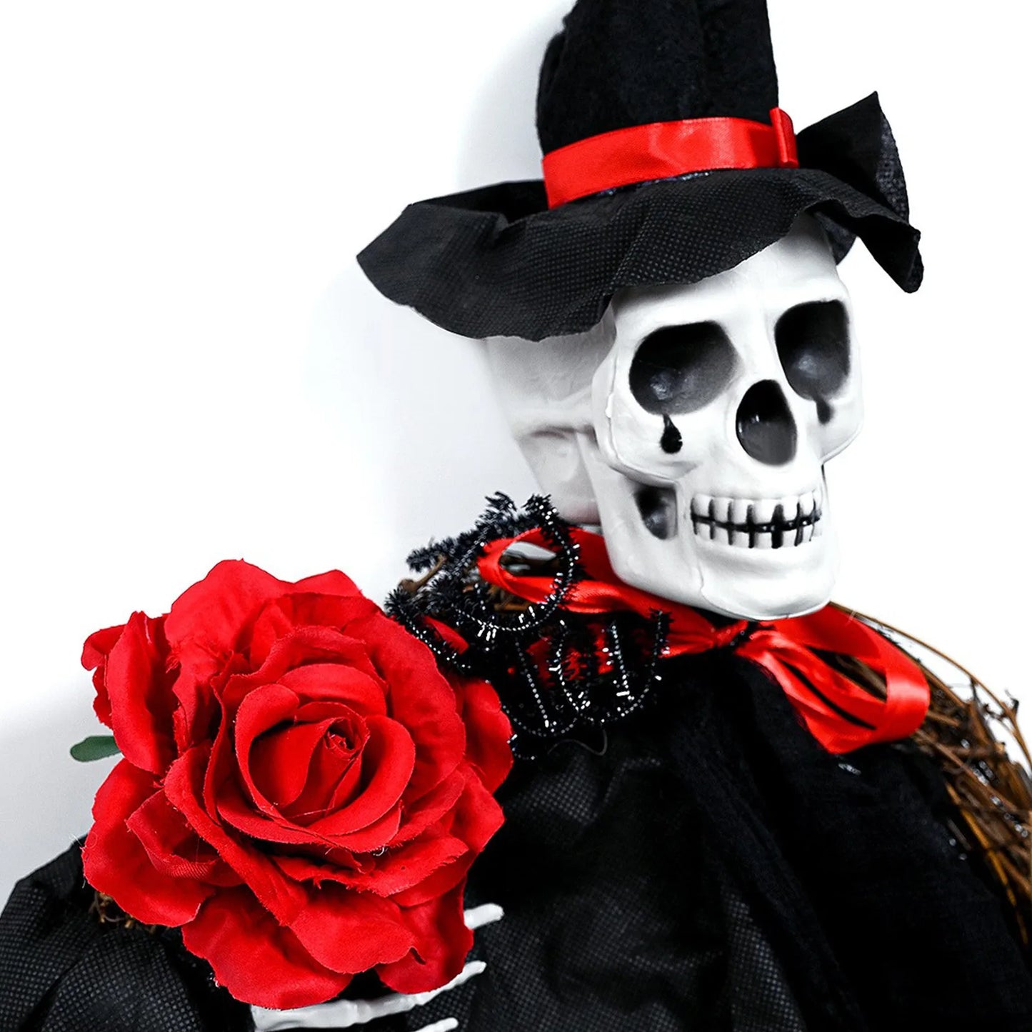 Décorations d'horreur d'halloween, crâne suspendu, tête de crâne d'horreur, accessoire de décoration de maison hantée, décor de cour suspendu 2025
