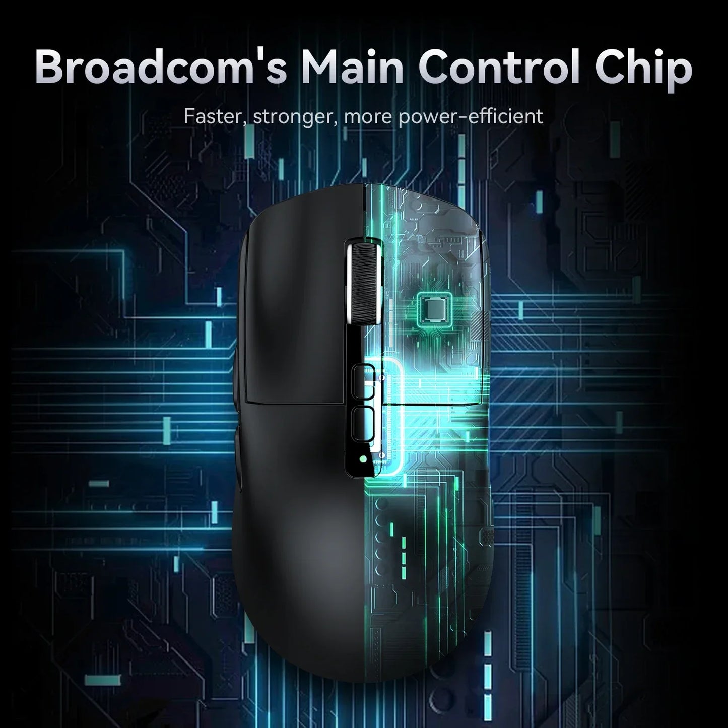 Souris ATTACK SHARK X6, connexion tri-mode Bluetooth