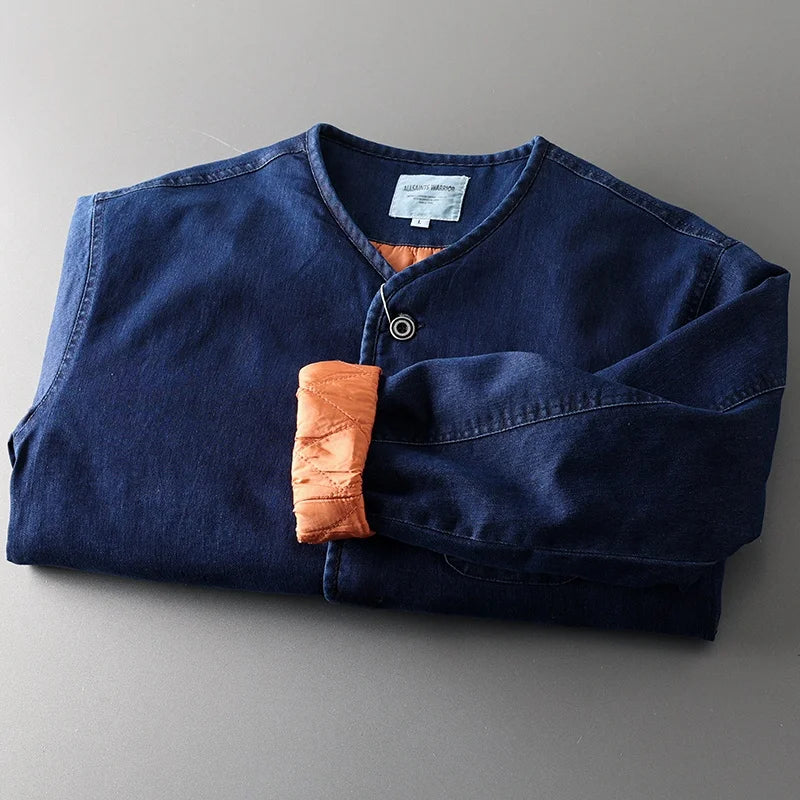 Américain rétro hommes Denim coton Jaet queue originale unique M coton vêtements Thiened décontracté Sle jeunesse ular