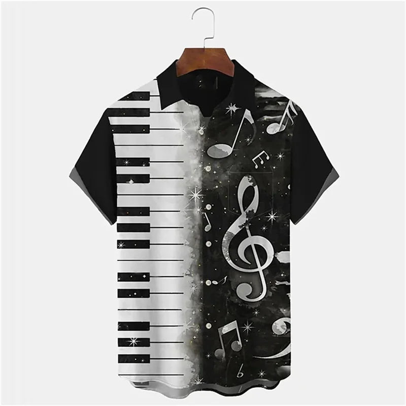 Chemise à manches courtes pour hommes, motif Design de mode printemps/été 2021, chemise imprimée numérique HD en 3D, mode jeunesse