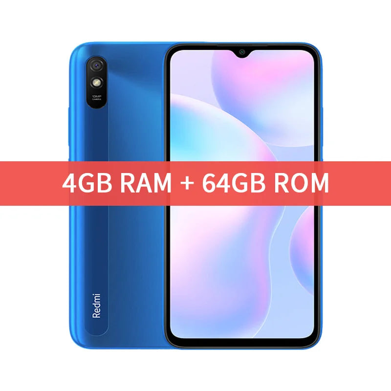 Xiaomi Redmi 9A Global Rom Smartphone 4GB/6GB 64GB/128GB 5000mAh 6.53 inch MTK Helio G25 Octa Core 13MP 4G Smartphone Used Phone