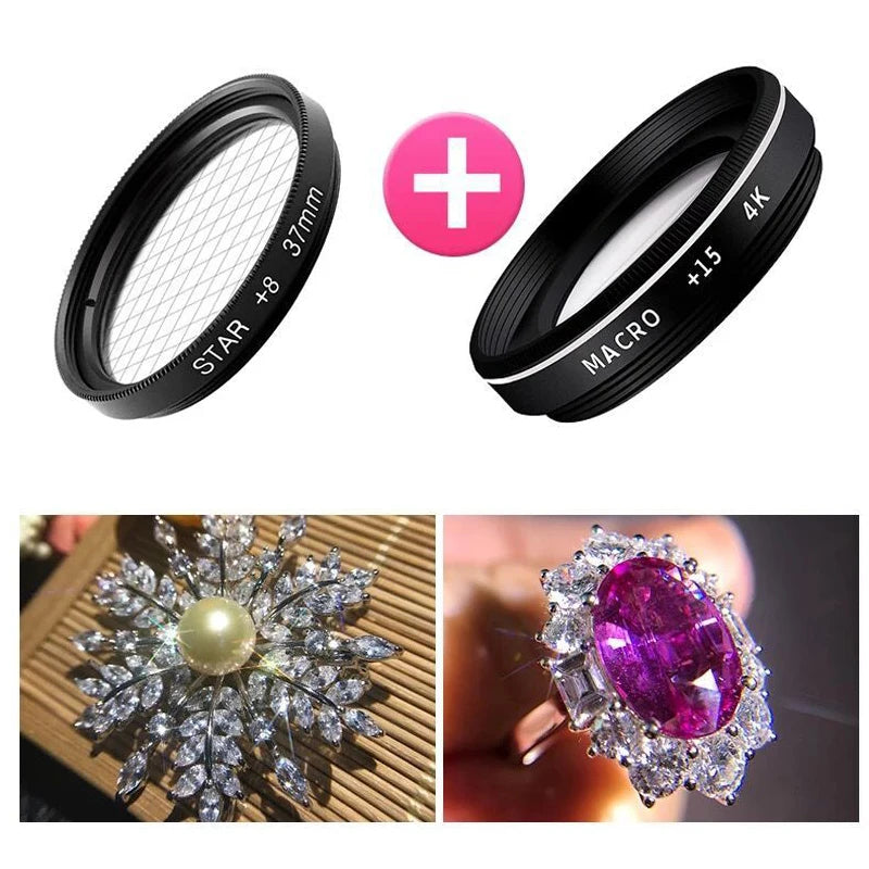 Objectif Macro 37MM 15X 4K HD