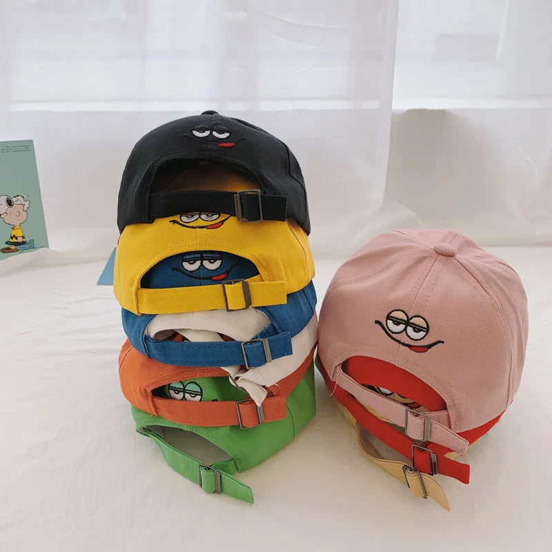 Casquette de baseball brodée lettre M pour enfants, chapeau de soleil pour bébé, casquettes à visière pour tout-petits, printemps, été, fille, garçon