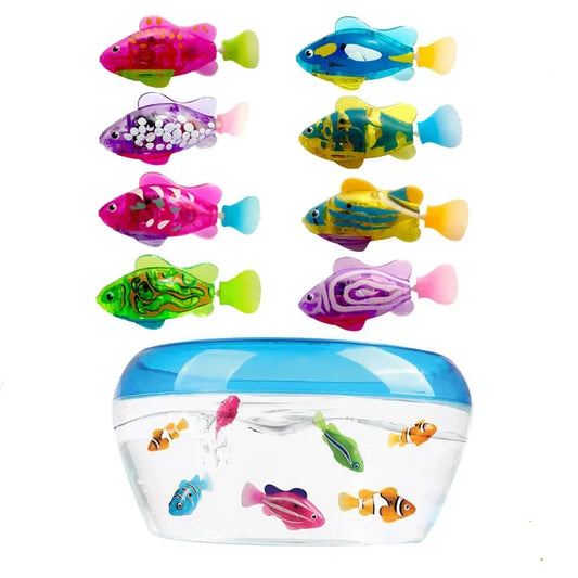 Jouets de bain, poisson de natation attrayant activé dans l'eau, électronique magique, Gadgets amusants, cadeau intéressant pour les enfants