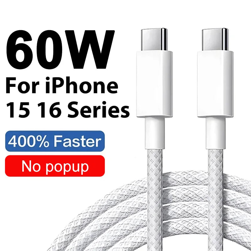 Câble USB C à charge rapide pour for iPhone