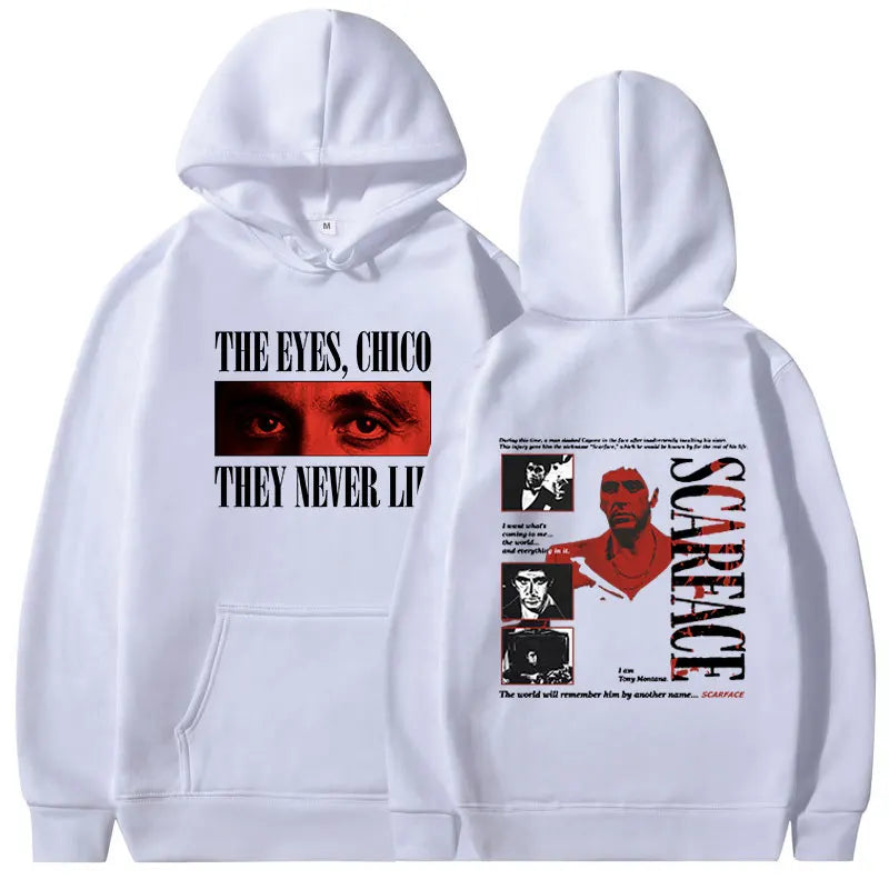 Sweats à capuche classiques Gangsters Movie planchers face pour hommes et femmes, pulls à capuche vintage, pulls gothiques respirants, Tony Montana Al Pac37, PVD