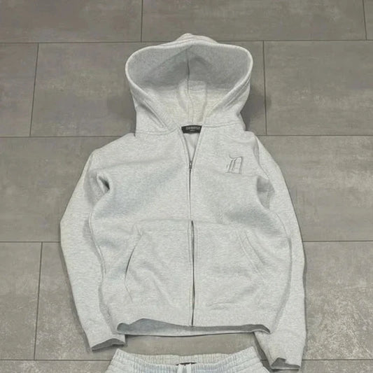 Y2K – costume rétro décontracté pour hommes, européen et américain, brodé, ample, mode, vêtements de sport gothiques, vêtements de rue, offre spéciale