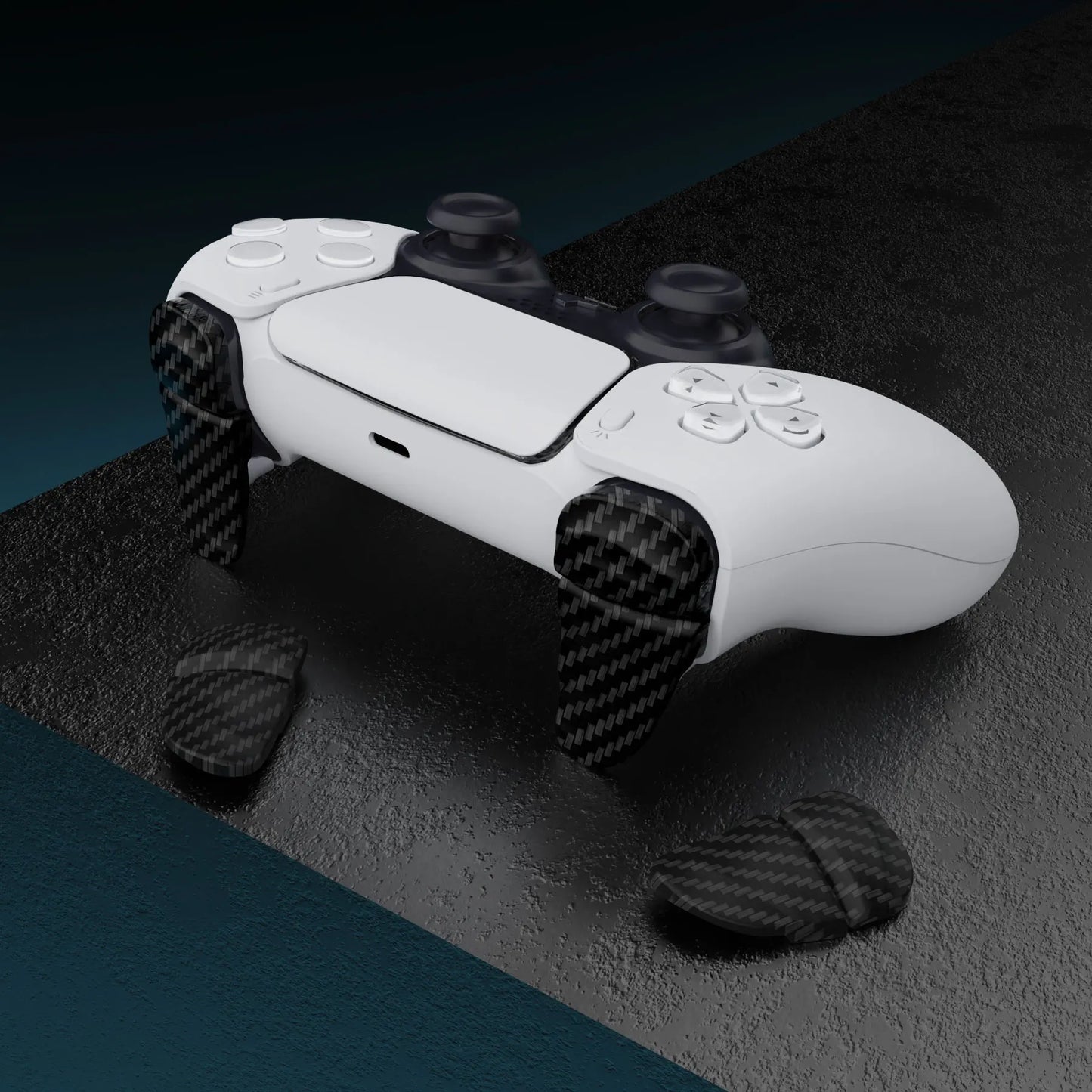 PlayVital DUNE-Launched Button Extension Kit, Trigger Stop, PS5 Controller, PS Portal, PS5 Edge, 3 Colors, 2 Pairs