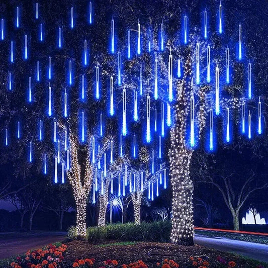 Décoration de noël 2024 Led lumières décorations pour arbre extérieur guirlande éclairage humeur lumière jardin chaîne fête lumières feston