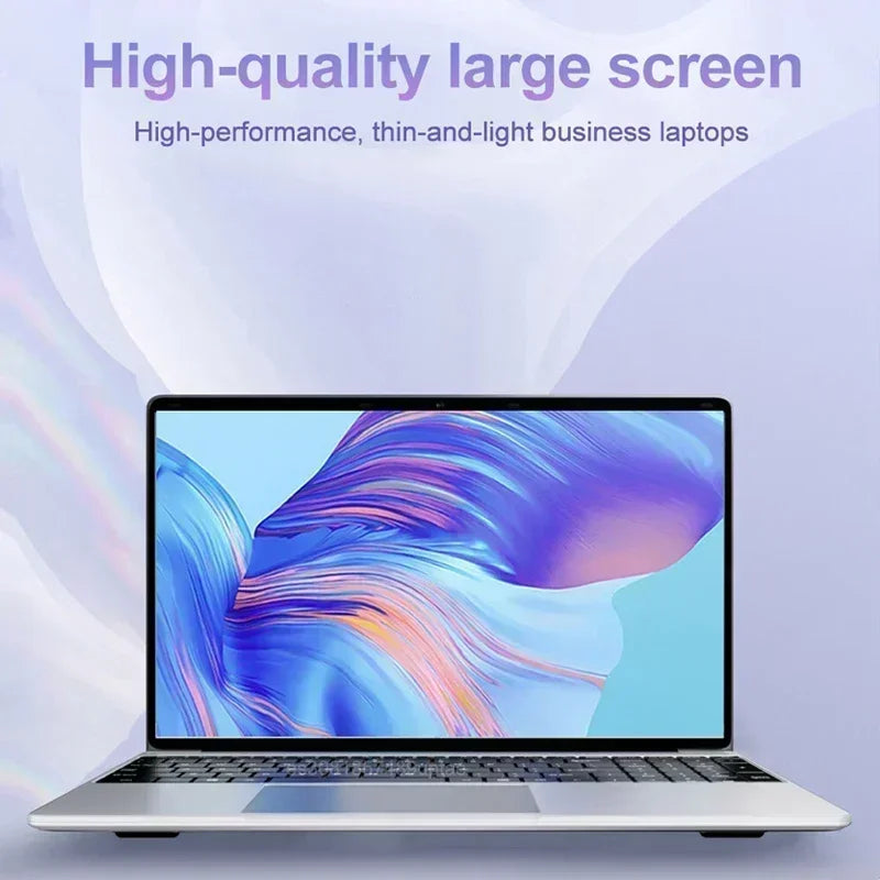 Ordinateur portable ultra fin de 15.6 pouces, 16 Go de RAM, Windows 11 Pro