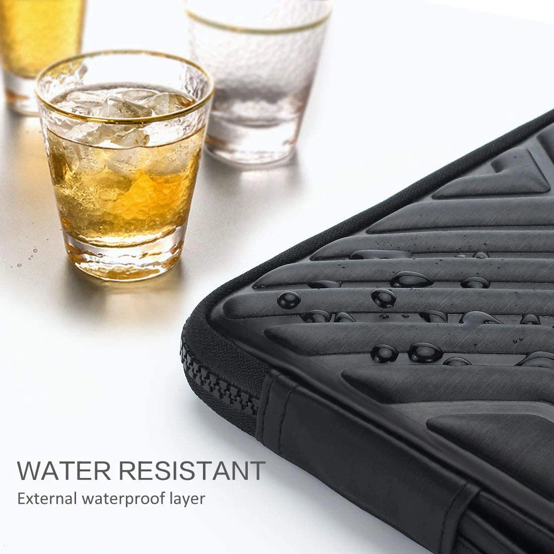 DOMISO 10", 13", 14", 15", 17" inch Waterproof Laptop Sleeve Protective Case with Handle