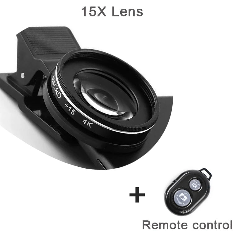 Objectif Macro 37MM 15X 4K HD