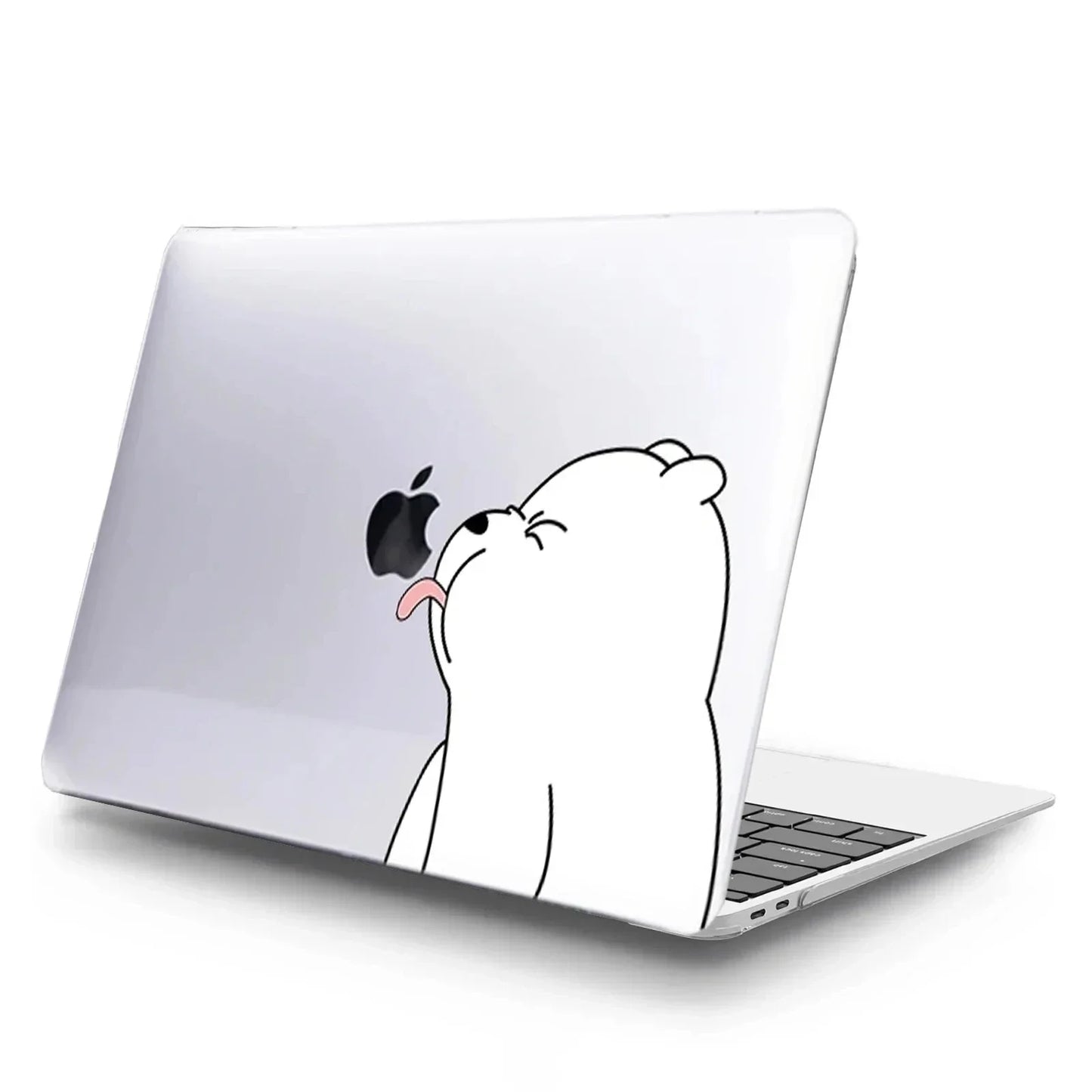 Coque rigide transparente imprimée pour MacBook