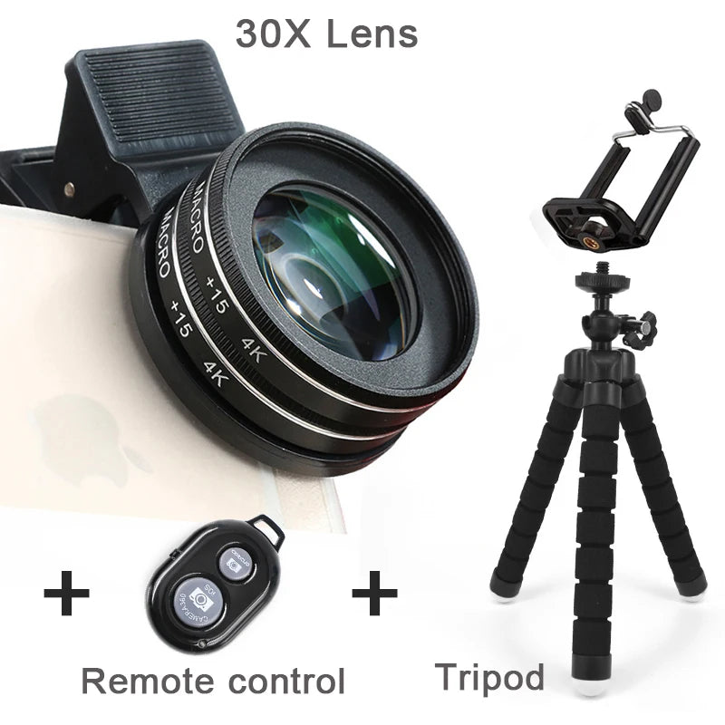 Objectif Macro 37MM 15X 4K HD