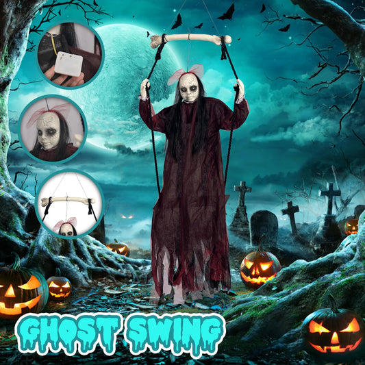 Décoration fantôme de balançoire d'halloween,